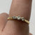 Antique Diamond .15ct Trilogy Ring 18ct 18K Yellow Gold - Size O