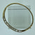 Diamond 1ct Pave 'I LOVE YOU' Bangle Bracelet 9ct 9k Yellow Gold - 7.5"