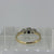 Sapphire & Diamond Trilogy Ring 18ct 18K Yellow Gold - Size O