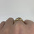 Sapphire & Diamond Channel Set Zig Zag Ring 9ct 9K Yellow Gold - Size L