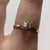 Diamond Solitaire .13ct Ring Yellow Gold 9ct 9k - Size O