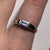 East West Set White Lilac Gemstone Ring 9ct 9k White Gold  - Size N