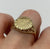 Authentic Chinese Panda Coin 5 Yuan Filigree Ring 10ct 10k Yellow Gold - Size L