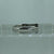 Diamond Solitaire Bypass Ring 9ct 9k White Gold  - Size M