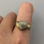 Diamond Heart Cluster Ring 9ct 9k Yellow Gold - Size O