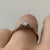 Antique Solitaire Diamond Platinum Ring 18ct 18k Yellow Gold - Size N