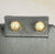 Pearl Bark Finish Stud Earrings 18ct 18k Yellow Gold