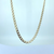 Flat Curb Chain Necklace 9ct 9k Yellow Gold - 24" Inches