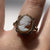 Cameo Open Shoulders Ring 9ct 9k Yellow Gold - Size M