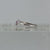 Pink CZ Heart Cut Out Ring 9ct 9k White Gold - Size H