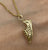 Trainer Shoe Charm Pendant 9ct 9k Yellow Gold