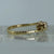 Diamond Trilogy Bypass Ring 9ct 9k Yellow Gold  - Size J