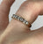 Diamond .05ct Illusion Half Eternity Ring 9ct 9k Yellow Gold - Size K