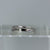 Diamond Wishbone Channel Set Ring 18ct 18k White Gold - Size L