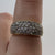 Cubic Zirconia Cluster Band Ring Yellow Gold 9ct 9k - Size M