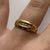 Antique 1902 Old Cut Diamond .10ct Ring 18ct 18k Yellow Gold - Size M