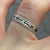 Textured Sandblast Finish Band Ring 9ct 9k White Gold - Size K