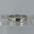 Diamond Solitaire Wedding Band Ring 18ct 18k White Gold - Size O