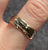 Two Tone Band Ring 9ct 9k Yellow Gold - Size S