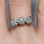 Old Cut Diamond Trilogy Ring 18ct 18K Yellow Gold & Platinum - Size N