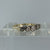 Diamond Five Stone High Set Ring 9ct 9k Yellow Gold - Size T