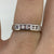 Diamond .25ct Channel Set Half Eternity Ring 18ct 18K White Gold - Size J