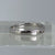 Diamond .10ct Channel Set Ring 9ct 9k White Gold  - Size L 1/2