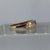 Diamond Rose Gold Bypass Pave Set Band Ring  9ct 9k Rose Gold - Size P