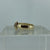 Citrine Square Cut Bezel Set Ring 14ct 14k Rose Gold  - Size O