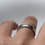 Wedding Band With Texture Detail Ring 9ct 9k White Gold - Size M