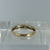 Half Eternity Channel Set Cubic Zirconia Ring 9ct 9k Yellow Gold  - Size M