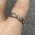 Diamond 'I LOVE YOU' Crossover Ring 9ct 9k Yellow Gold - Size O 1/2