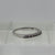 Diamond Band Ring 18ct 18K White Gold - Size J