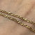 Fancy Figaro Chain Necklace 9ct 9k Yellow Gold - 18" Inches