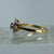 Diamond Daisy Flower Ring 18ct 18k Yellow Gold  - Size K