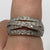 Diamond Ornate Crossover Band Ring 9ct 9k White Gold - Size O