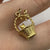 Cat Kitten In Basket Charm Pendant 9ct 9k Yellow Gold