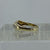 CZ 7 Stone Pave Set Band Ring 9ct 9k Yellow Gold - Size L