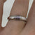 Diamond Band Ring 18ct 18K White Gold - Size K