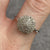 Diamond Round Ornate Cluster Ring 9ct 9k White Gold - Size S