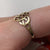 Gold Filigree Celtic Pattern Ring 9ct 9k Yellow Gold  - Size N