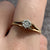 Diamond Solitaire Split Shoulder Ring 9ct 9k Yellow Gold  - Size P