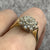 Diamond .50ct Tiered Cluster Ring 18ct Yellow Gold - Size O