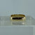 Diamond Square Shank Bezel Setting Ring 9ct 9k Yellow Gold  - Size M