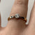 Antique Solitaire Diamond Platinum Ring 18ct 18k Yellow Gold - Size N