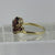 Ornate Garnet Cluster Ring 9ct 9k Yellow Gold  - Size N