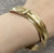 Antique 1920s Bangle Bracelet 9ct 9k Yellow Gold