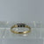 Antique Diamond Trilogy Platinum Set Ring 18ct 18k Yellow Gold  - Size L