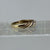 Diamond Twist Pave Set Band Ring 9ct 9k Yellow Gold - Size M 1/2