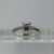 Diamond .33ct Square Cluster Engagement Ring 9ct 9k White Gold - Size P